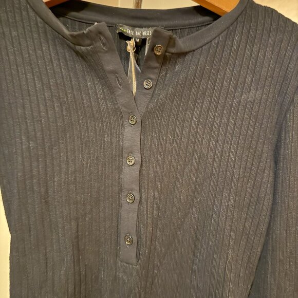 New With Tags Free The Roses Ribbed Knit Bodysuit Size Medium - Picture 2 of 4